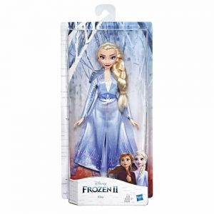 Hasbro Disney Frozen 2 - Elsa Fashion Doll con capelli lunghi e abito blu