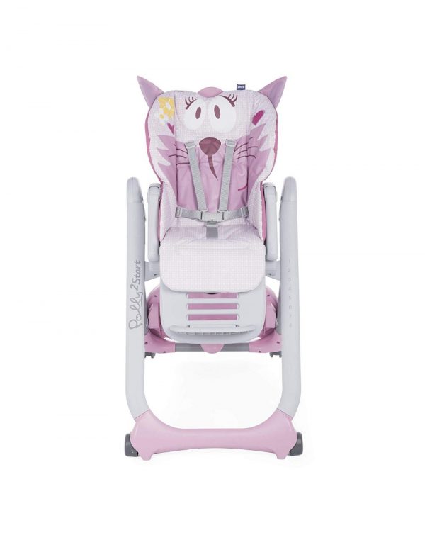 Chicco Seggiolone Polly2Start Miss Pink