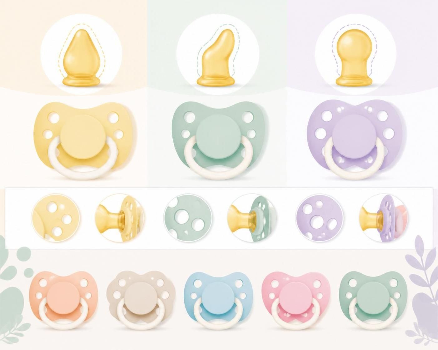 scopri come scegliere il ciuccio perfetto per il tuo neonato valutando forma, materiale e igiene. guida completa con consigli nuby e altre marche affidabili.