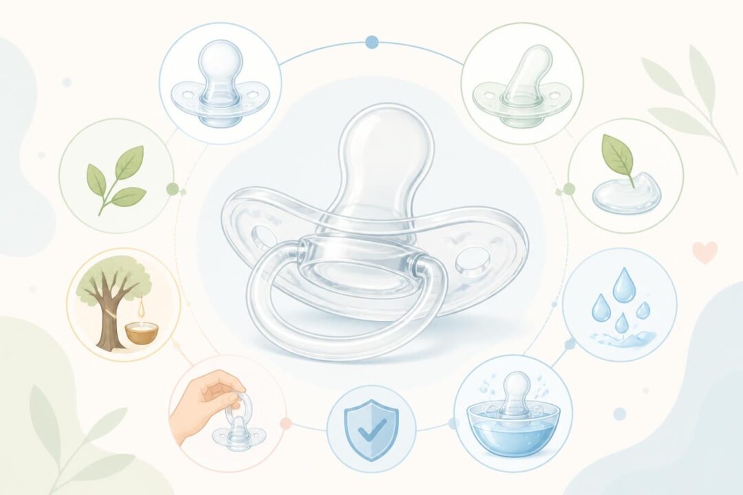 scopri come scegliere il ciuccio perfetto per il tuo neonato considerando forma, materiale e igiene. guida completa con consigli nuby e altre marche di qualità.