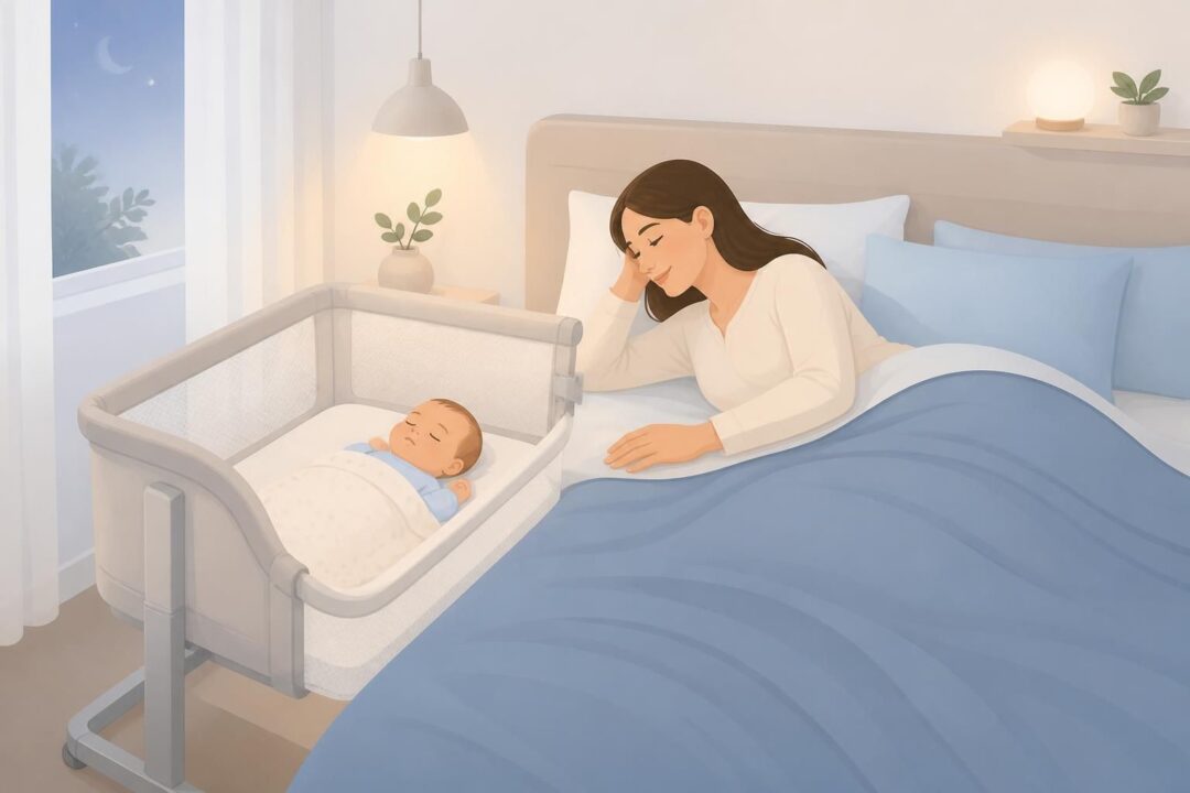 scopri la guida completa alla scelta della culla next to me per il co-sleeping: consigli per una nanna sicura affiancata al tuo bambino.